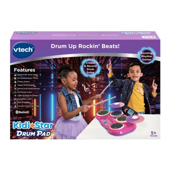 VTECH キディー スーパースター ドラムキット 楽天市場】【送料無料】VTECH キディー スーパースター ドラム